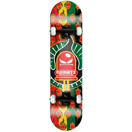 Radiate Skateboard, Rasta Logo
