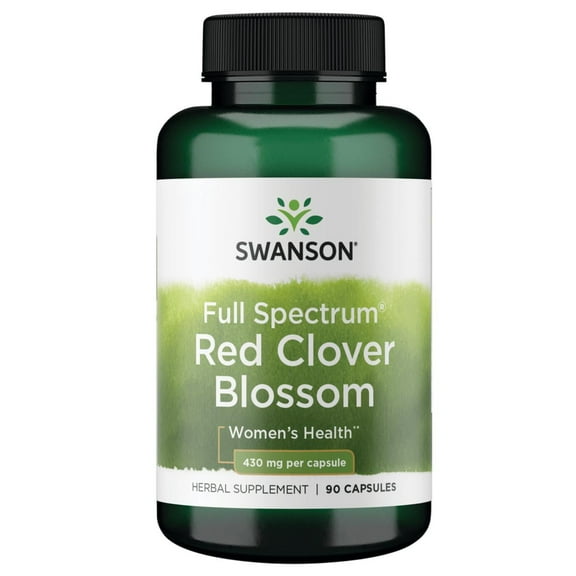 Swanson Red Clover Blossom 430 mg 90 Capsules
