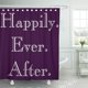 thumbnail image 1 of ABPHQTO Love Happily Ever After Sayings Cortina de ducha de aniversario de boda romántica moderna 150x180 cm, 1 of 1