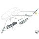 thumbnail image 4 of Auto Right Rear Bumper Reflector Light Warning Signal Light for 5 Series F10 M Version 63147842956, 4 of 5