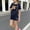 Navy, variant on SGFCWSX Girls 2 Piece Outfits Summer Bow Print Short Sleeve T Shirt Side Stripe Shorts Set for Kids Green Size 10