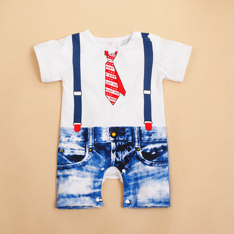 NEW Baby Boys Kids Overalls Costume Suit Grow Outfit Romper Pants Clothes 3-24M