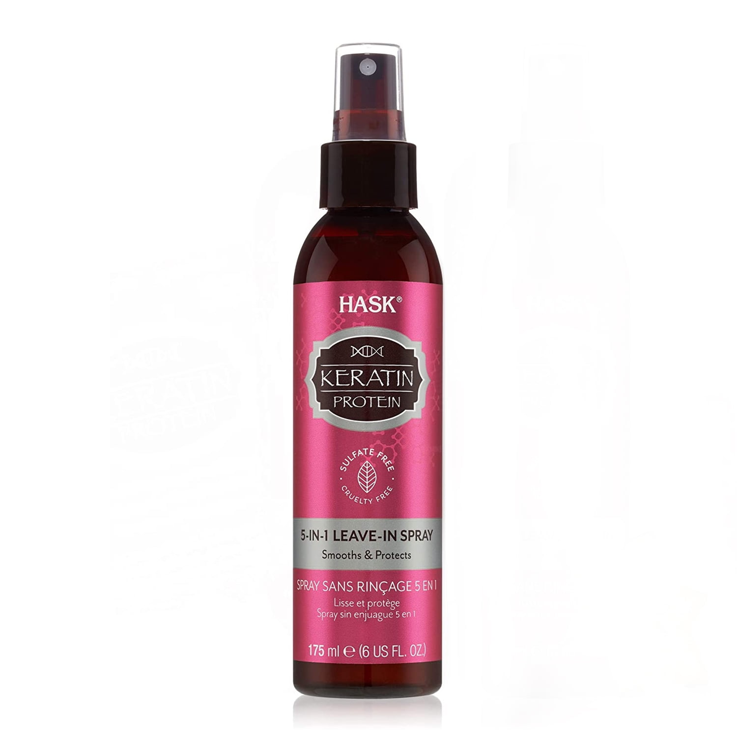 Hask Keratin Protein 5in1 Leave in Spray 6 fl oz,2 packs