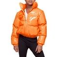 thumbnail image 3 of WOYY Toddler Girls Shiny Short Padded Coat Warm Thickened Outerwear Jacket, Sizes 3-4T, 3 of 4