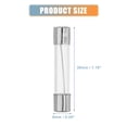 thumbnail image 4 of Unique Bargains 30pcs 20A Quick Blow Glass Tube Fuse Breaking Voltage 250V 6x30mm 0.24"x1.18" Fuse Glass Tube for Car, 4 of 6