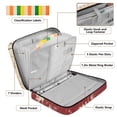 thumbnail image 4 of Haosy Accordion File Organizer Zipper Binder 500 Sheet 6-Tab Expanding File Folder Multi-Pocket 1.2 Inch 3 Ring American Flag and Animals, 4 of 7