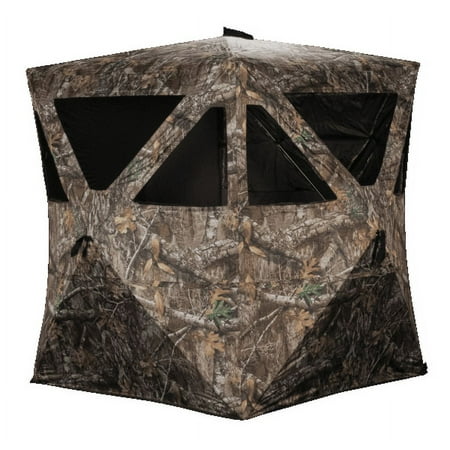 Rhino Blinds R100 Durable 2 Person Outside Game Hunting Ground Blind Realtree