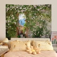 thumbnail image 1 of Tapiz romántico para colgar en la pared con jardín de rosas, 150 cm x 130 cm, 1 of 1