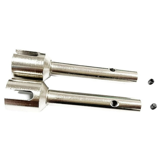 fastboy 2 Pcs Essieu de Roue Renforcé pour LOSi 1/6 Super Baja Rey Accessoires de Voiture RC Argent