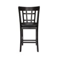 thumbnail image 5 of Dark Cherry Finish Dining Chairs 6pc Set Counter Height Design Upholstered Seat Traditional Design Dining Furniture, 5 of 6