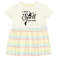 thumbnail image 3 of Inktastic I Put a Spell on You Halloween Magic Girls Baby Dress, 3 of 5