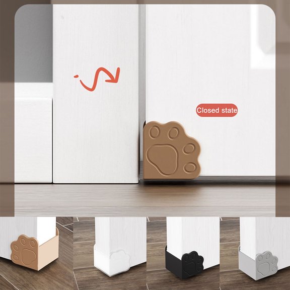 Visland 6Pcs Edge Bumpers, High Toughness Silicone Door Corner Guard,Corner Protectors Edge Guards Corner Cushion for Baby Safety for Furniture, Slim Table and etc