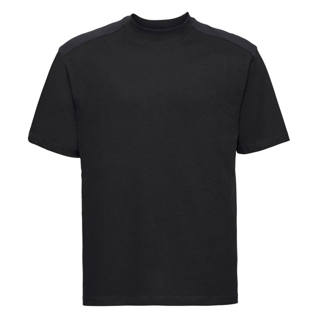 Russell Europe T-Shirt de Travail à Manches Courtes en Coton pour Hommes
