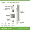 thumbnail image 3 of Symmons 3696BBZ15TRM Duro Hydromersion Pressure Balanced Tub And Shower System - Bronze, 3 of 7