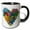 Black/White, variant on 3drose, Colorful Cactus Succulent Heart, 11oz Magic Transforming Mug