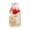 A004- Blue, variant on Sensory Squeeze Toys, Milk Bottle Squeeze, Gel Filled Squeeze, Relaxation Squeeze Toys, 6X2.5X2.5 Inch Transparent Bottle Shape Soft Squeeze Toys Filled with Colorful Tactile