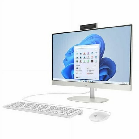 HP 23.8" Touchscreen All-in-One Desktop - AMD Ryzen 3 7320U - 1080p - Windows 11 PC Computer