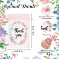 thumbnail image 6 of 50PCS Thank You Small Organza Bags with Drawstring, 4 x 6 Mesh Wedding Party Favor Tulle Bags for Sachet Candy Soap Makeup Jewelry Present, 6 of 7