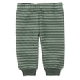 thumbnail image 5 of Baby Essentials Infant Boy 3 Piece Layette Set with Bodysuit, Quilted Jogger Pants & Hat – Cozy Fall & Winter Outfit (Green Just A Boy In Love With His Mama, 6 months), 5 of 6