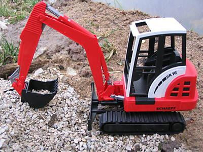 Schaeff Bruder Construction Vehicles Schaeff HR16 Mini Excavator Model Vehicle Toys 4001702024321 