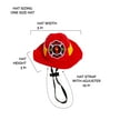 thumbnail image 3 of Pet Krewe Dog Firefighter Costume - Funny Halloween Pet Fireman Outfit Costumes for Small, Medium, Large Cats and Dogs. (X-Large), 3 of 9