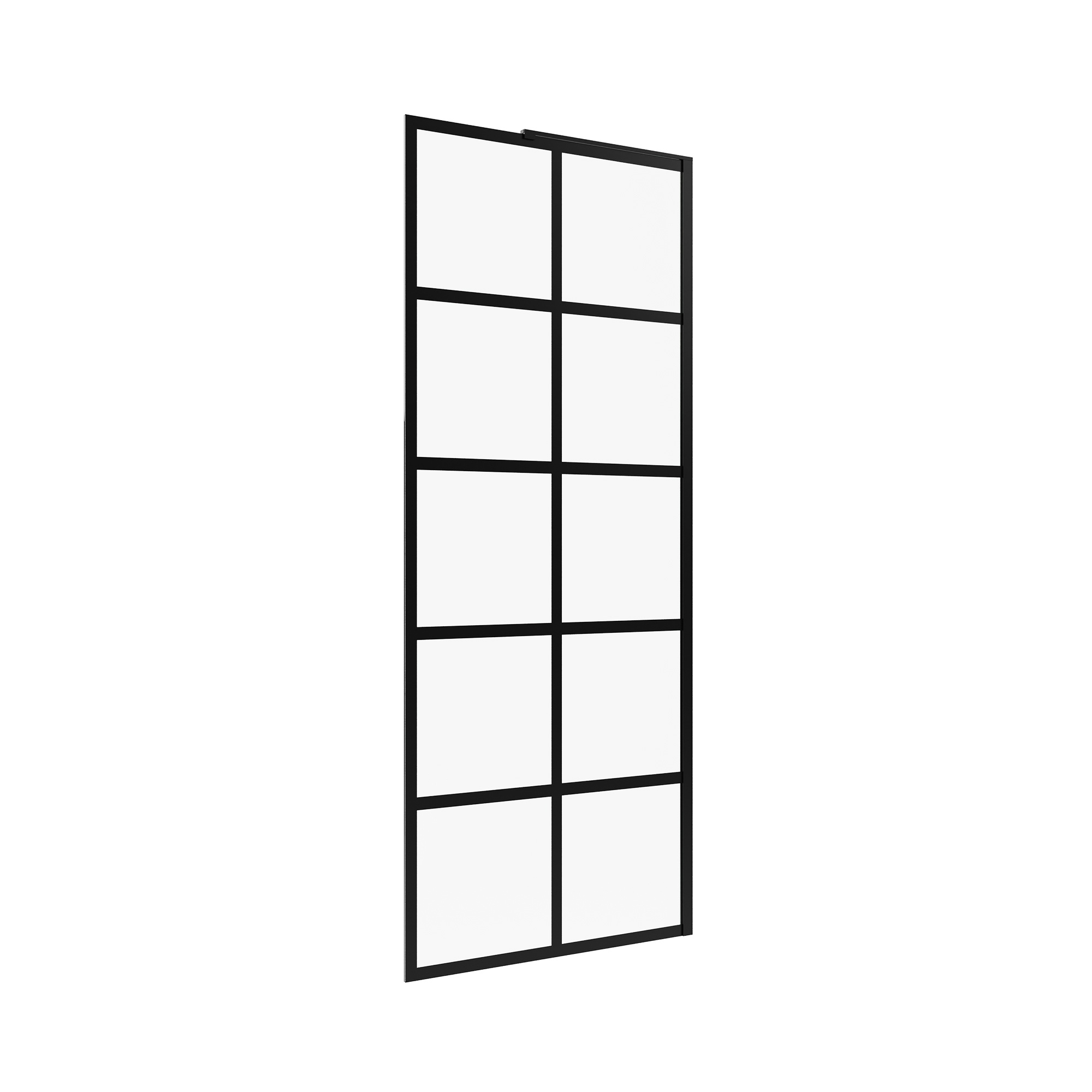 DV-1SD0219 32"×78" Single Fixed Tempered Glass Panel,Framed Shower Screen
