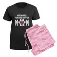 thumbnail image 5 of CafePress - Wirehaired Pointing Griffon Mom Pajamas - Women's Short Sleeve Print T-Shirt and Pants Dark Cotton Pajama Set, 5 of 7