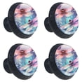 thumbnail image 2 of 4 Pcs Dragonfly Knobs for Kitchen Cabinet Cupboard Dresser Bookcase Drawer Pulls Handles Round Home Decor, 2 of 8