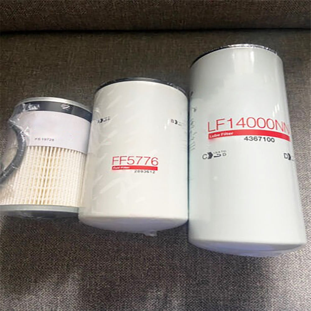 New Oil Fuel Filter For Cummins ISX Oil Change Kit LF14000NN FF5776 FS19728 US