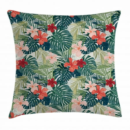 Leaf Throw Pillow Cushion Cover Summer Beach Holiday Themed