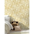 thumbnail image 2 of Fine Decor Dacre Yellow Floral Wallpaper, 2 of 6