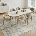 thumbnail image 4 of Modern Abstract Area Rug Carpet x Rugs for Living RoomMachine Washable Rugs for Bedroom Dining Living Room Rug Grey MultiColor, 4 of 8