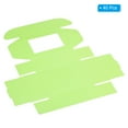 thumbnail image 3 of Uxcell 3.3x2.4x1.2" Paper Soap Box with Window, 40 Pack Soap Boxes Rectangle Packaging Boxes, Green, 3 of 6
