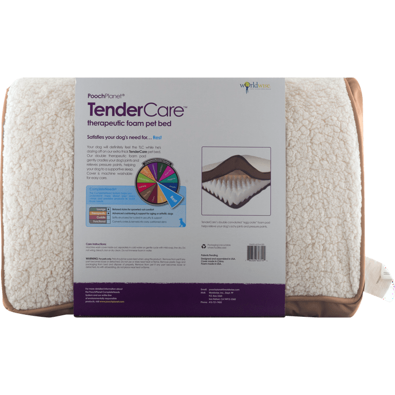 PoochPlanet Tender Care Therapeutic Foam Pet Bed Medium Walmart