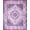 Purple Lavender, Pattern 2, variant on ODIKA Ombre Boho Scrolled Border Fading Gradient Vintage Paisley Interlocking for Playroom, Bedroom, Reading Nook, Pet Friendly & Kids Safe Play