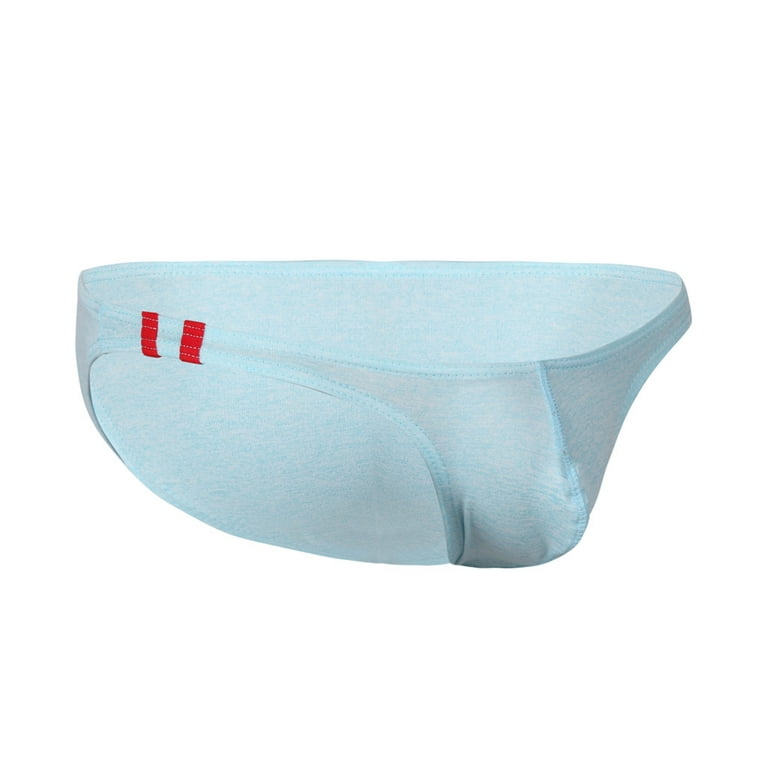 Panties For Men Underwear Lycra Cotton Comfortable Low Waist Belt U Convex  Briefs 