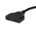 thumbnail image 2 of Convertidor divisor de 1 entrada a 2 salidas, convertidor de adaptador de Cable de puerto Fe 1080-p para juegos, accesorios de Cables de vídeo, 2 of 4
