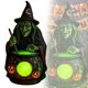 thumbnail image 1 of Witch Cauldron Lamp Halloween Decorations Indoor With Eerie Green Glow LED Lamp Witch Brewing Large Halloween Ornamen, 1 of 5