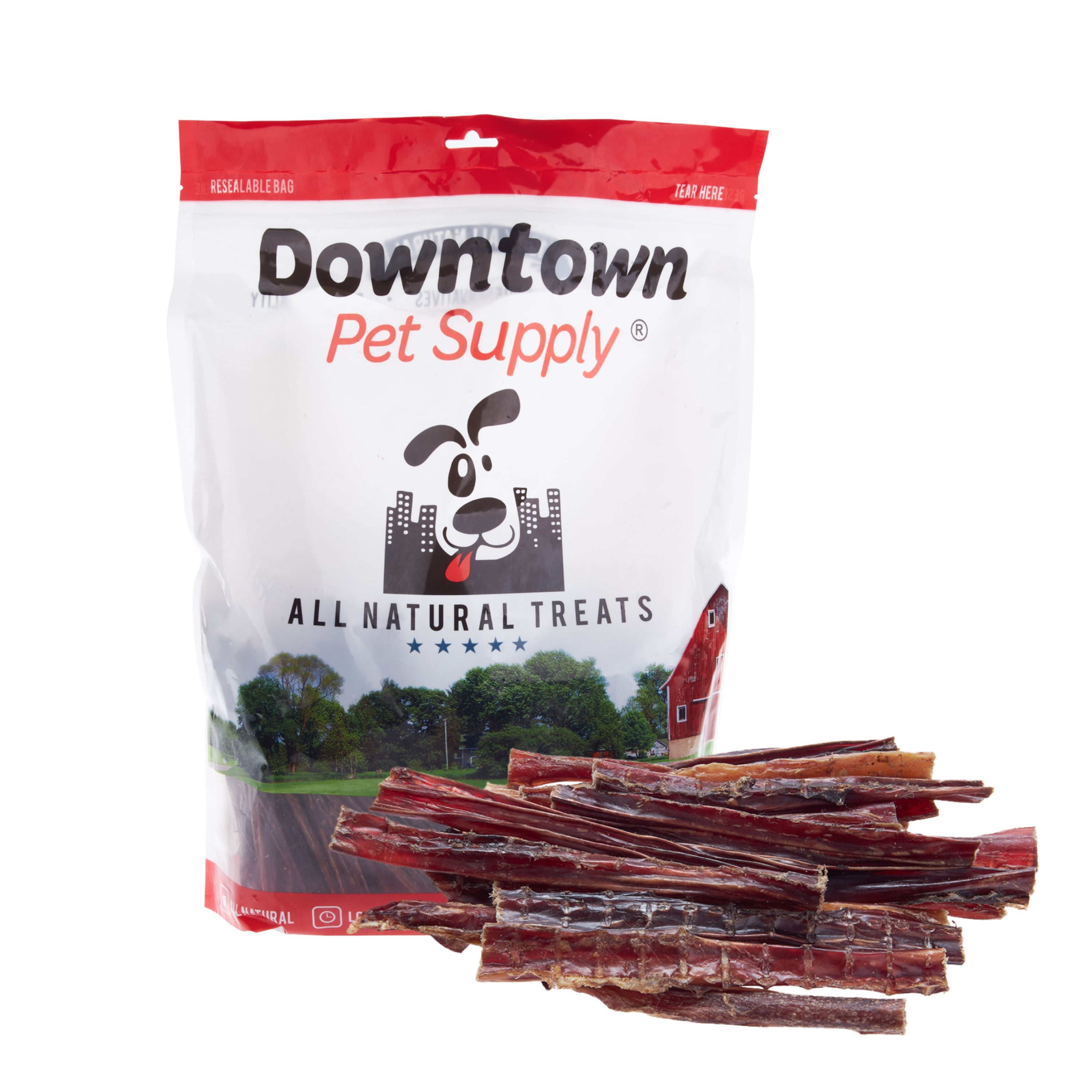 Downtown Pet Supply Bully Sticks for Small Dogs Rawhide Free Dog Chews