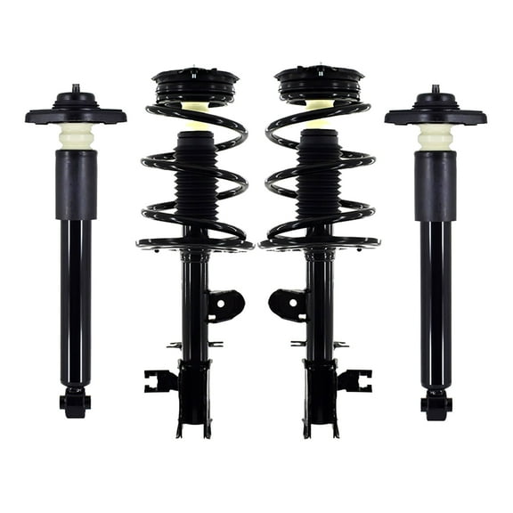 Set Front Quick Complete Strut-Coil Spring-Rear Complete Shock Kit To 2011-2017 Nissan Quest