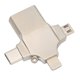 thumbnail image 3 of Adaptador OTG 3 en 1 Tipo C Micro Lightning a USB Máximo 10 Gbps Adaptador USB OTG de aleación de zinc para transmisión y carga, 3 of 12