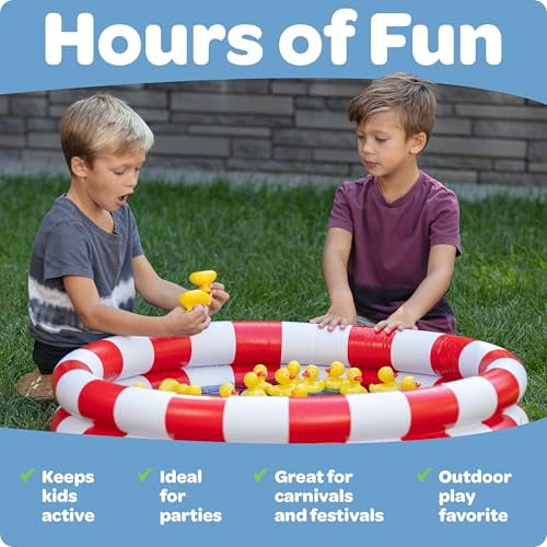Duck Pond Matching Game, Carnival Games for Kids Ages 4-8, Easter Gift, Outdoor Summer Toy