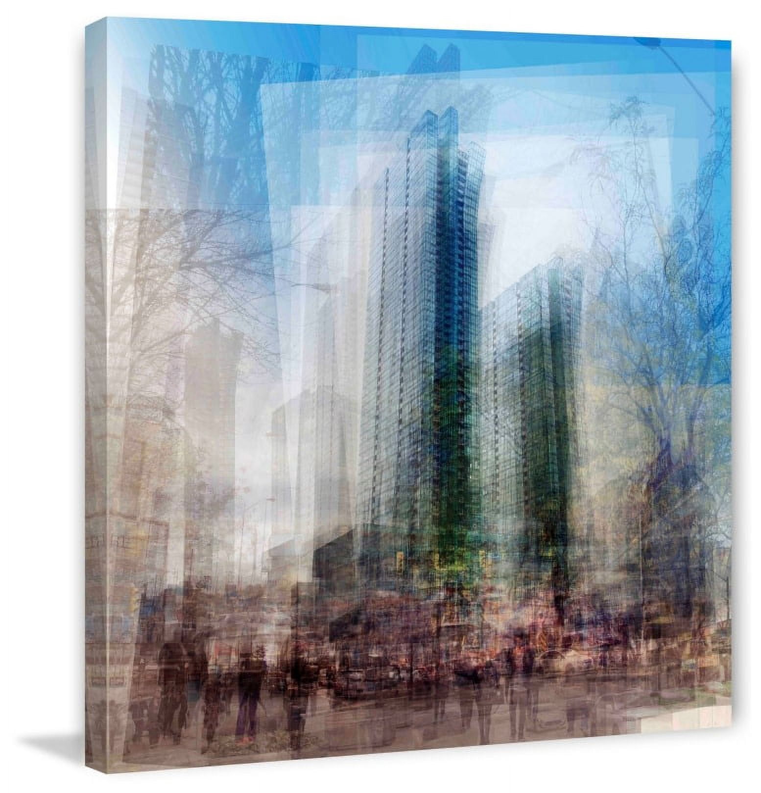 "Yonge at Sheppard" Painting Print on Wrapped Canvas