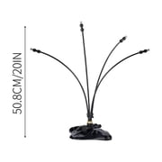 5.3FT Outdoor Mister for Patio Cooling, Upgrade Standing Misters for Outside Patio, Adjustable Misting Cooling System, Portable Outdoor Misting System for Yard Pool Plant BBQ Party