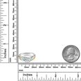 thumbnail image 6 of Gem Stone King 925 Sterling Silver and 10K Yellow Gold Round White Lab Grown Diamond and White Opal 3 Stone Ring for Women (1.00 Cttw, Size 6), 6 of 6