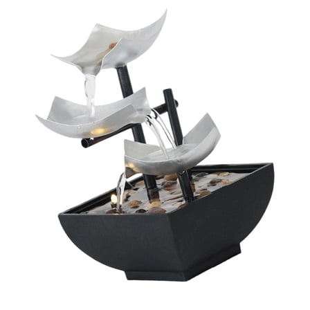 Tabletop Water Fountain Home Decors Soothing Sound Machine Automatic Pumps Natural River Indoor Decorations