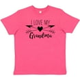 thumbnail image 3 of Inktastic I Love My Grandma Heart and Arrows Youth T-Shirt, 3 of 5