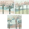 thumbnail image 1 of Great Art Now Retro Palms by Flora Kouta 3 Piece Canvas Art Set Each 14"W x 14"H, 1 of 4