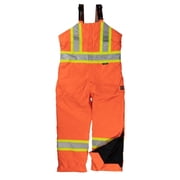 Tough Duck Hi-Vis Insulated Bib Overalls,Black S79821