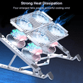 Laptop Cooling Fan Pad Aluminum Gaming Notebook Support Stand With